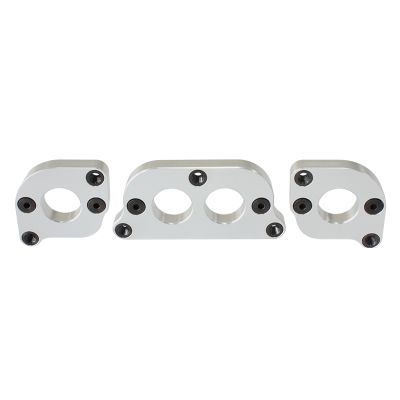 AeroFlow=Aluminium Header Adapter Flange Plate Suit SB Chev With STD Port