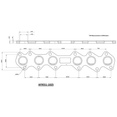 AeroFlow=Toyota 2JZ-GTE Mild Steel Header Flange Suit Turbo Engines Only