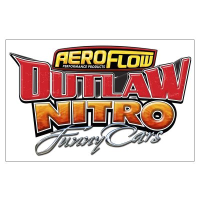 Aeroflow=Aeroflow Outlaw Nitro Funny Car Sticker 207mm x 125mm