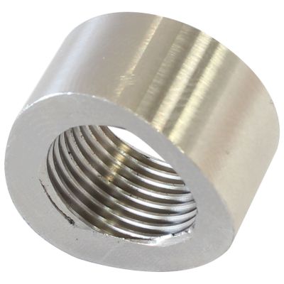 AeroFlow=Notched Weld-On M18 x 1.50mm Oxygen Sensor Bung CS1030 Steel Material