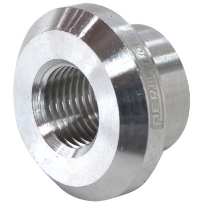 AeroFlow=Aluminum O2 Sensor Weld-In Bung M10x 1.0