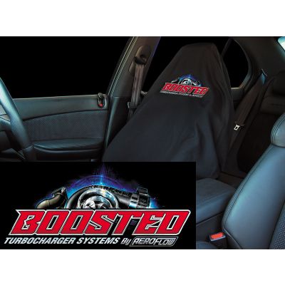 AeroFlow=Boosted Throw Seat Cover-Black