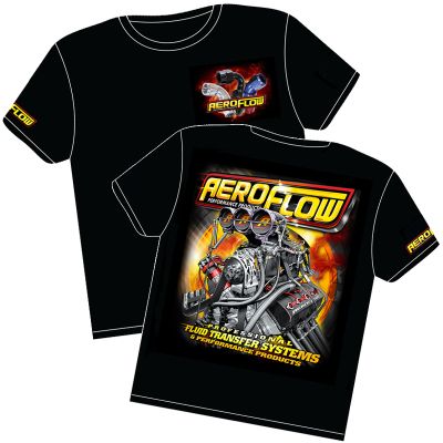 Aeroflow='Nitro Hemi' Black T-Shirt