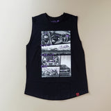 ANTHONY "HECTIC" BILIC TEAM DRIVER MERCH BLACK TANK TOP SINGLET