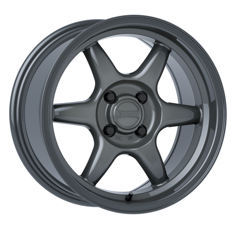Kansei Wheels = TANDEM 15" - Gloss Gunmetal