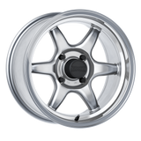 Kansei Wheels = TANDEM 15" - Hyper Silver Machined Lip