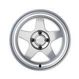 Kansei Wheels = KNP 15" - Hyper Silver Machined Lip