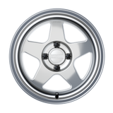 Kansei Wheels = KNP 15" - Hyper Silver Machined Lip