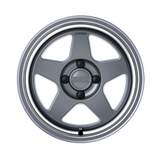 Kansei Wheels = KNP 15" - Gloss Gunmetal Machined Lip