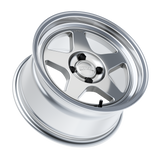 Kansei Wheels = KNP 15" - Hyper Silver Machined Lip