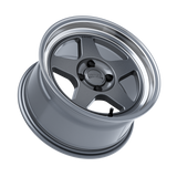 Kansei Wheels = KNP 15" - Gloss Gunmetal Machined Lip