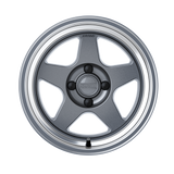 Kansei Wheels = KNP 15" - Gloss Gunmetal Machined Lip