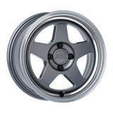 Kansei Wheels = KNP 15" - Gloss Gunmetal Machined Lip