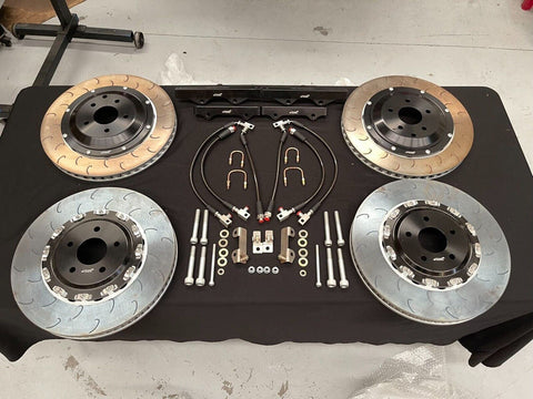 R35 GTR brake Adapter kit hardware with brake discs suit R32 R33 R34