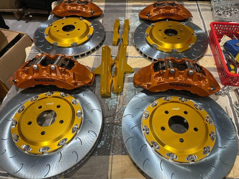 R35 GTR brake kit to suit Skyline R32 R33 R34 – J-Hook Discs