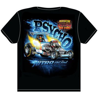 Aeroflow='Psycho' Nitro Hot Rod T-Shirt