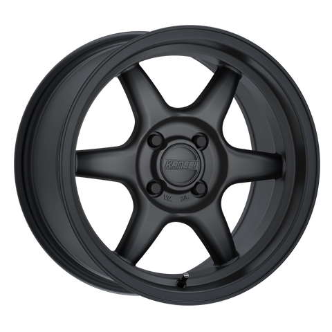 Kansei Wheels = TANDEM 15" - Satin Black