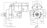 AeroFlow=Holden 253-308 XPRO Super Torque Starter Suit 153 Tooth Ring Gear