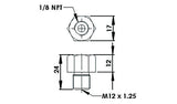 AEROFLOW = Fuel Rail Adapter (Raw) Suit Mazda RX-7 Toyota MR2 Celica GT4