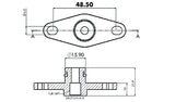 AEROFLOW = Fuel Rail Adapter (Red) Suit Subaru Sti EJ25 2008-on