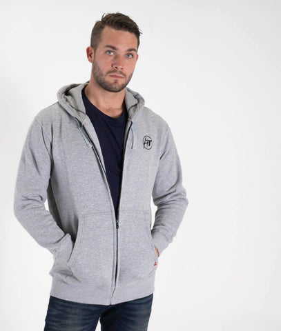 HardTuned Brush Script Hoodie - Gray