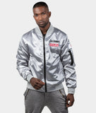 HardTuned Classic Silver Bomber Jacket