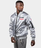 HardTuned Classic Silver Bomber Jacket