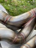 Speedtek=Toyota 1JZ-VVTi High Mount Stainless Steel Tubular Twin Scroll Exhaust Manifold