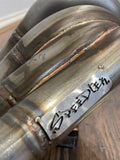 Speedtek=Nissan Skyline RB20 RB25 GTSR Inspired Twin Scroll Tubular Low Mount Exhaust