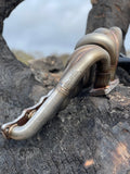 Speedtek=Nissan Skyline RB20 RB25 GTSR Inspired Twin Scroll Tubular Low Mount Exhaust