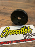 Speedtek=Billet Aluminum 6061 6 Bolt Steering Wheel Adaptor Suit Racing Column 3 Bolt