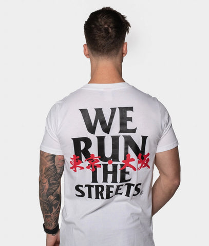 We Run The Streets Tee - White