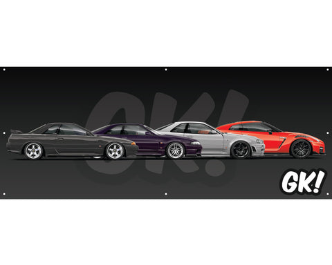GKTECH = R-CHASSIS GARAGE BANNER