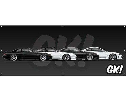 GKTECH = S-CHASSIS GARAGE BANNER