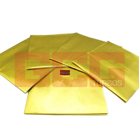 COLTEC=Heat Barrier Adhesive Sheet - Gold Reflective 600mm x 600mm