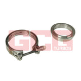 BorgWarner=Turbine Inlet V-Band Flange & Clamp Kit SS304 suits XTR013-3000 Series