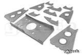 Gktech - S13 / 180sx Version 2 Rear Subframe Weld In Reinforcement Plates
