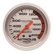 Autometer ProComp UltraLite Series Nitrous Pressure Gauge .