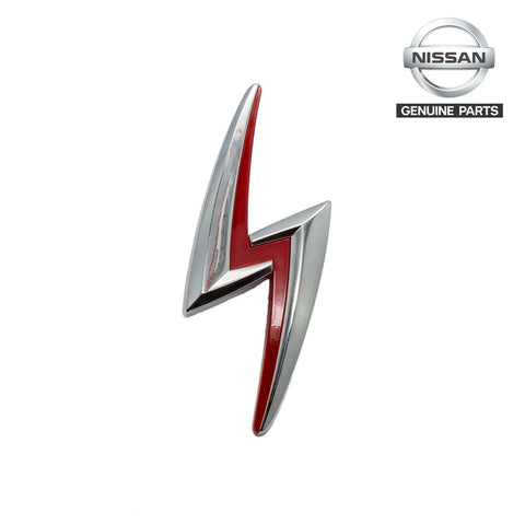 OEM GENUINE PARTS=Silvia Lightning Badge/Emblem(Chrome)"Nissan"