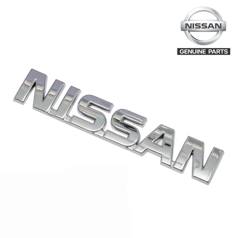OEM Genuine Parts=Nissan Boot Trunk Badge/Emblem(Chrome)"R32-GTR Skyline"