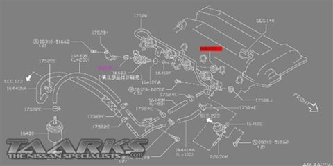 OEM Genuine Parts=Injector Fuel Rail Insulators(SR20)"S14-S15"