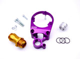 PLATINUM RACING PRODUCTS=RB TWIN CAM PRO CAS BRACKET-20AN HEAD DRAIN FITTINGS