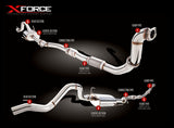 X FORCE HOLDEN COLORADO RC SERIES 2 11-12 3″ Turbo Back Non-Polished Exhaust