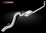 X FORCE ISUZU D-MAX 2WD 12-18 3″ Turbo-Back Steel Exhaust With Cat