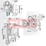 BorgWarner=Turbo Charger EFR7163-F(v) Aluminium 0.85a/r V-Band V-Band IWG