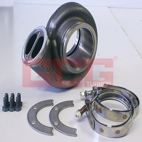 Garrett=Turbine Housing 1.01a/r EWG GT30R Twin Entry V-Band/V-Band