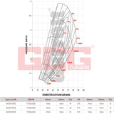 Garrett=Turbo Charger GTW3884R 62mm EWG V-Band Inlet/Outlet Stainless Steel