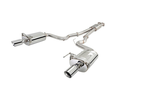 X FORCE FORD MUSTANG GT FASTBACK 5L 15-17 Twin 3″ Stainless Cat-Back Exhaust