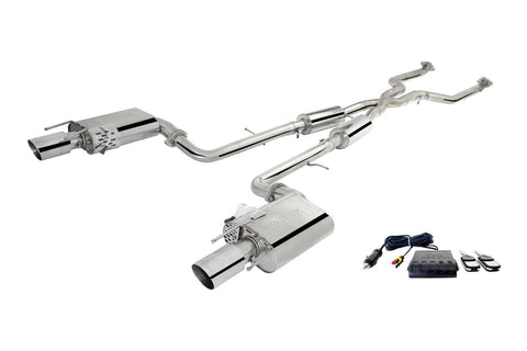 X FORCE LEXUS IS 350 GSE31R 13-16 Twin 2.25″ Cat-Back Exhaust System With Varex
