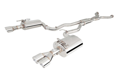 X FORCE HSV CLUBSPORT E2-E3 09-12 Twin 3" Cat-Back Exhaust With Twin Hot Dogs